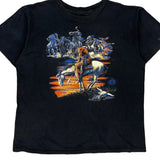 Unbranded Single Stitch T-Shirt - XL Black Cotton