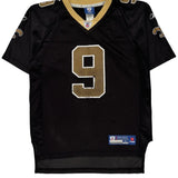 Age 14-16 New Orleans Saints Reebok Nfl Football Jersey - Large Gold Polyester