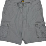 Lee Cargo Shorts - 36W 11L Grey Cotton