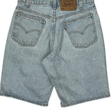 Levis Denim Shorts - 28W UK 8 Light Wash Cotton