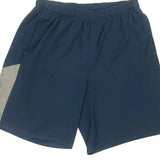 Reebok Sport Shorts - XL Blue Polyester
