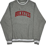 Reverse Weave, Buckeyes Champion College Sweatshirt - Medium Gray Cotton