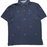 Tommy Hilfiger Polo Shirt - XL Navy Cotton