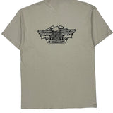 Harley Davidson Hanes Graphic T-Shirt - Large Beige Cotton
