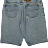 Levis Denim Shorts - 34W 10L Light Wash Cotton