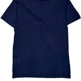 Fruit Of The Loom Graphic T-Shirt - Large Navy Cotton