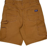 Big Smith Carpenter Shorts - 34W 10L Brown Cotton