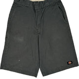 Dickies Shorts - 32W 12L Grey Cotton Blend