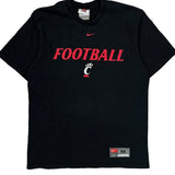 Cincinnati Bearcats Nike Football T-Shirt - Medium Black Cotton