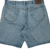 Wrangler Denim Shorts - 35W 9L Light Wash Denim