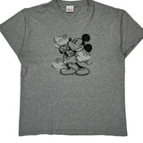 Disney Cartoon T-Shirt - Large Grey Cotton