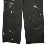 Carhartt Double Knee Carpenter Trousers - 35W 32L Black Cotton