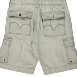 Levis Cargo Shorts - 34W 11L Beige Cotton