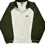Adidas Track Jacket - Small Green Polyester
