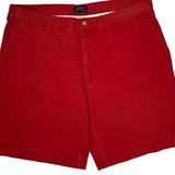 Polo By Ralph Lauren Chino Shorts - 37W 8L Red Cotton