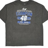 Jimmie Johnson Nascar T-Shirt - 3XL Grey Cotton Blend