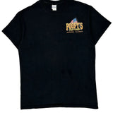 Poopys Pub Gildan Graphic T-Shirt - Large Black Cotton