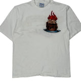 All Sport Graphic T-Shirt - Large White Cotton