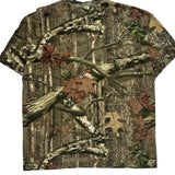 Mossy Oak Camo T-Shirt - Large Khaki Cotton