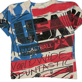 USA Basketball Magic Johnson Single Stitch T-Shirt - Medium Multicoloured Cotton