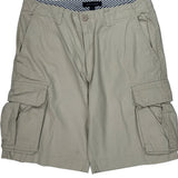 Tommy Hilfiger Cargo Shorts - 34W 10L Beige Cotton