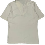 Izod Polo Shirt - Medium Cream Polyester Blend