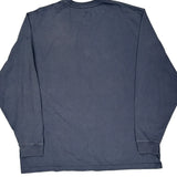 Carhartt Long Sleeve T-Shirt - XL Blue Cotton