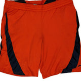 Nike Sport Shorts - Large Orange Polyester