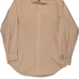 Polo By Ralph Lauren Checked Shirt - Medium Orange Cotton