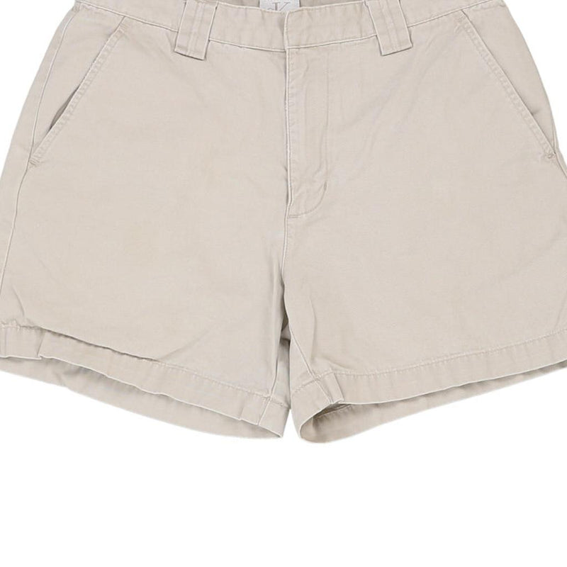 Calvin Klein Jeans Shorts - 28W UK 8 Beige Cotton