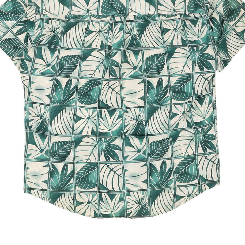 Vintage green Chaps Ralph Lauren Hawaiian Shirt - mens large