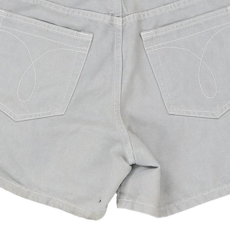 Calvin Klein Jeans Denim Shorts - 33W UK 14 Grey Cotton