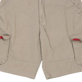 Wrangler Cargo Shorts - 33W 10L Beige Cotton