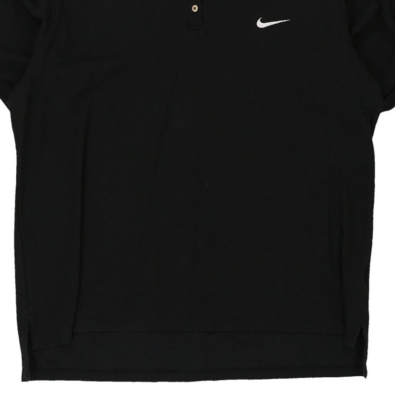 Vintage black Nike Polo Shirt - womens large