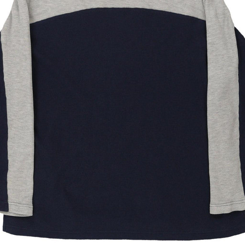 Vintage navy Nike Long Sleeve T-Shirt - mens large