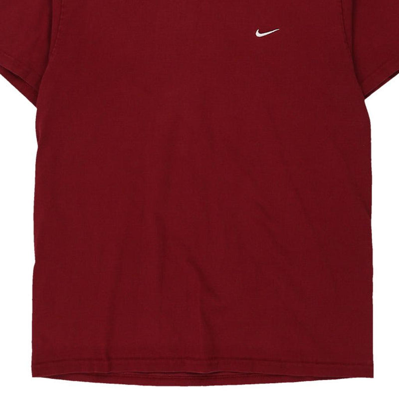 Vintage burgundy Nike T-Shirt - mens medium