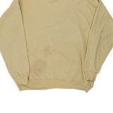 Hanes Sweatshirt - XL Yellow Cotton Blend
