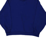 Jerzees Sweatshirt - Large Blue Cotton Blend