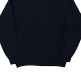 Fruit Of The Loom Sweatshirt - Large Navy Cotton Blend