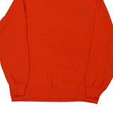 Fruit Of The Loom Sweatshirt - Medium Orange Cotton Blend