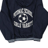 Girls Soccer Neff Windbreaker - XL Navy Polyester