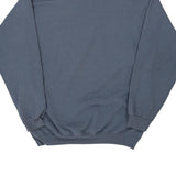 Up North Michigan Clique Graphic Sweatshirt - Large Blue Cotton Blend