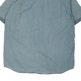 White Tab Levis Short Sleeve Shirt - XL Blue Cotton