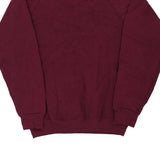 Made in USA Discus College Sweatshirt - Small Burgundy Cotton Blend