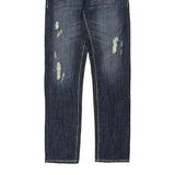 Liuce'S Jeans - 30W UK 10 Blue Cotton
