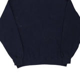 NYC Jerzees College Sweatshirt - Large Navy Cotton Blend