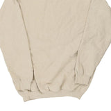 Gildan Graphic Sweatshirt - Small Beige Cotton Blend