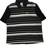 Avirex Striped Polo Shirt - 3XL White Cotton