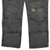 Carhartt Double Knee Cargo Trousers - 31W 30L Grey Cotton