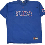 Cubs Nike Mlb T-Shirt - XL Blue Cotton